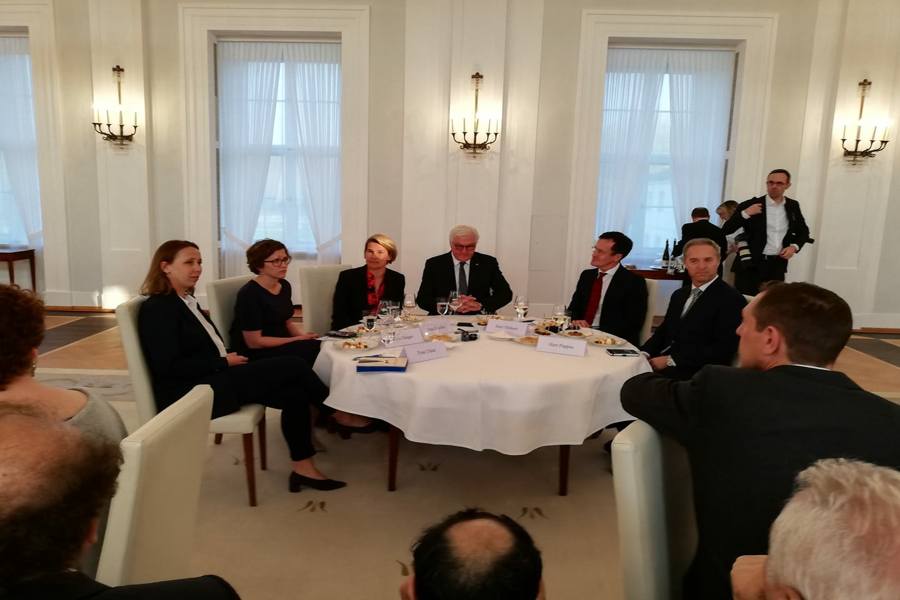 Η ένωση VAP με τον Πρόεδρο της Δημοκρατίας Frank Walter Steinmeier- Γεώργιος Παππάς