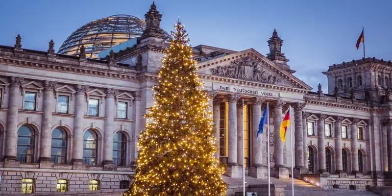 Βερολίνο Bundestag Χριστούγεννα