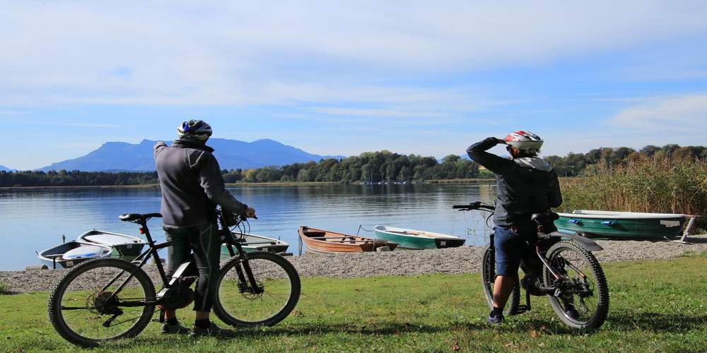 Ποδήλατο σε λίμνη στη Γερμανία