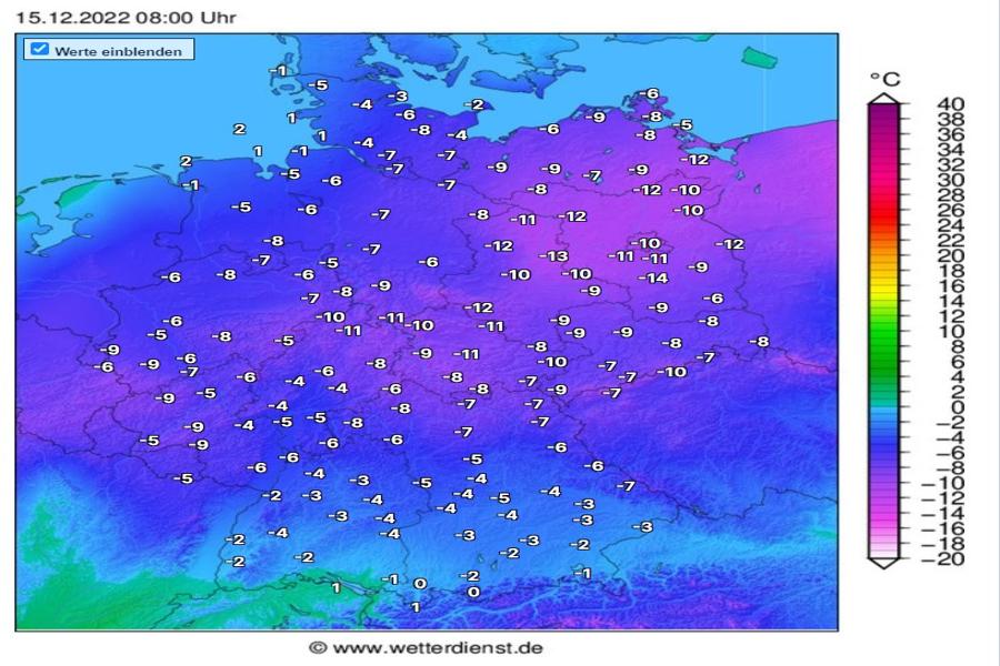 «Πάγωσε» η Γερμανία: Θερμοκρασίες κάτω από το μηδέν